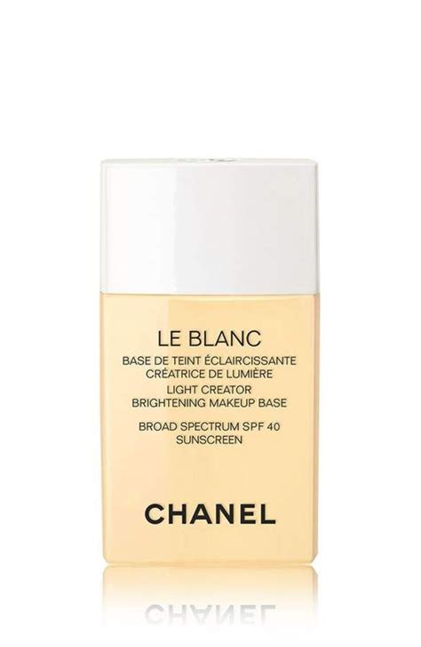 le blanc chanel broad spectrum spf 40|Light Makeup .